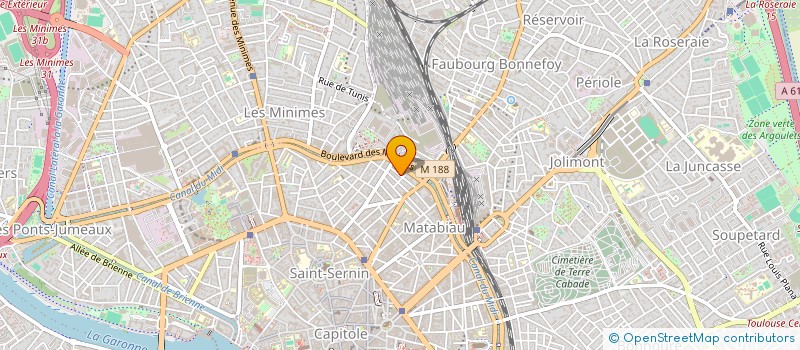 localisation de l'entreprise SCI TALAIA à TOULOUSE