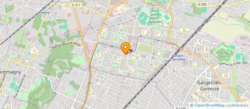 localisation de l'entreprise SCI TALAKLI  SARCELLES