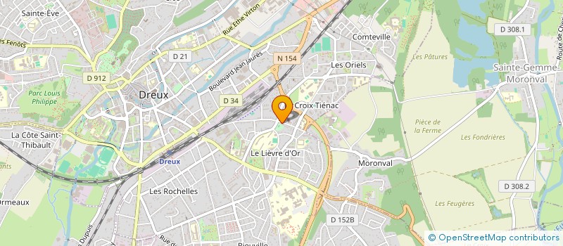 localisation de l'entreprise SCI TALAL à DREUX