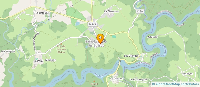 localisation de l'entreprise SCI TALAMEGE  SAINT-LAURENT-LES-EGLISES