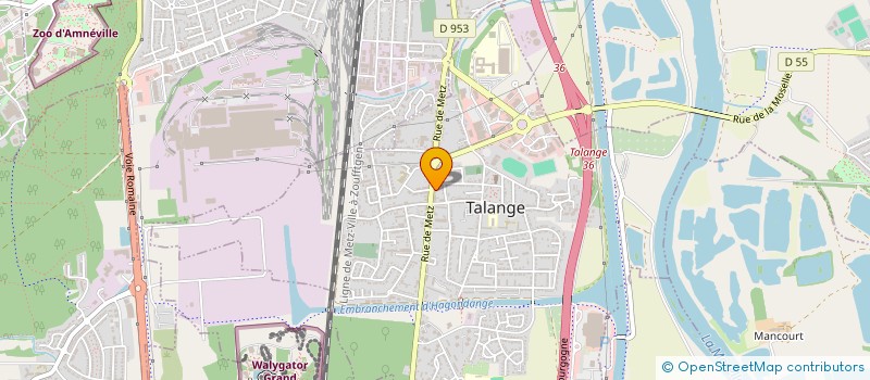 localisation de l'entreprise SCI TALANGE RUE DE METZ  TALANGE