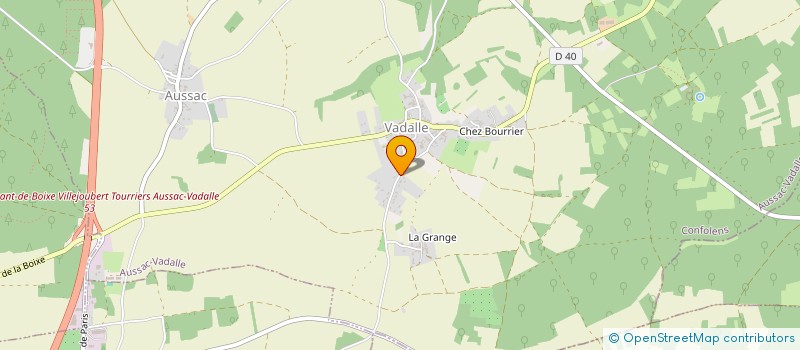 localisation de l'entreprise SCI TALARIUM FAMULUS à AUSSAC-VADALLE