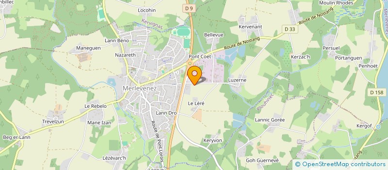localisation de l'entreprise SCI TALARMOR à KERVIGNAC