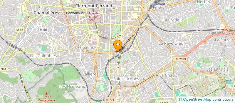 localisation de l'entreprise SCI TALBAT  CLERMONT-FERRAND