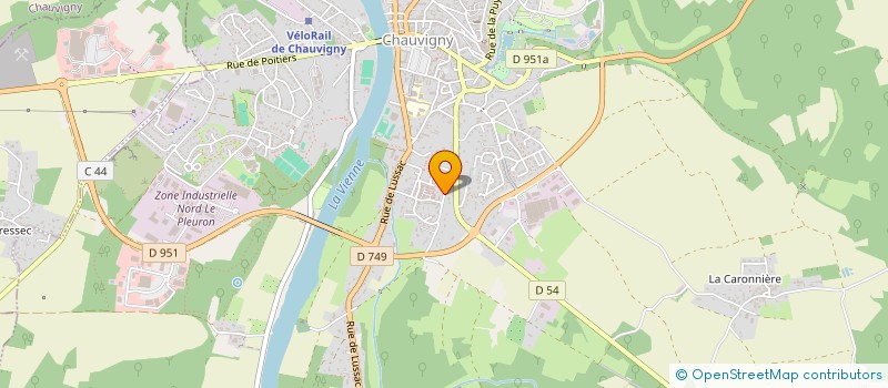 localisation de l'entreprise SCI TALBOT  CHAUVIGNY