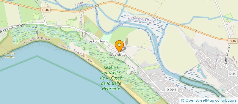 localisation de l'entreprise SCI TALBOT MEURILLON - CONSTIT  L'AIGUILLON-LA-PRESQU'ILE