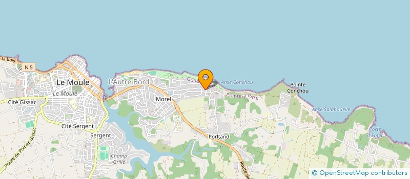 localisation de l'entreprise SCI TALC à LE MOULE