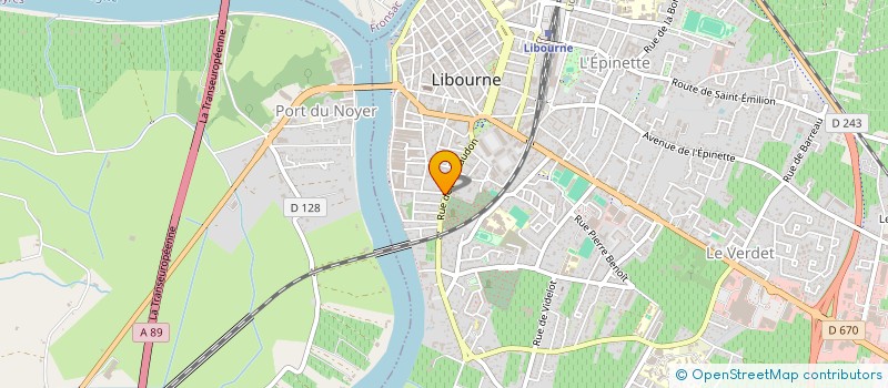 localisation de l'entreprise SCI TALEB 33  LIBOURNE