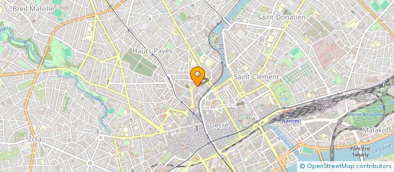 localisation de l'entreprise SCI TALENSAC 33 à NANTES