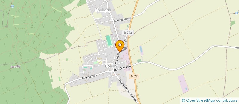 localisation de l'entreprise SCI TALENTS à BOUILLY