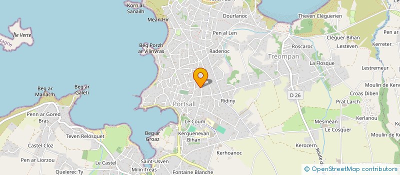 localisation de l'entreprise SCI TALHEN  PLOUDALMEZEAU