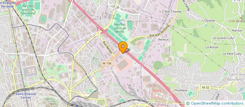 localisation de l'entreprise SCI TALHUSS  SAINT-ETIENNE