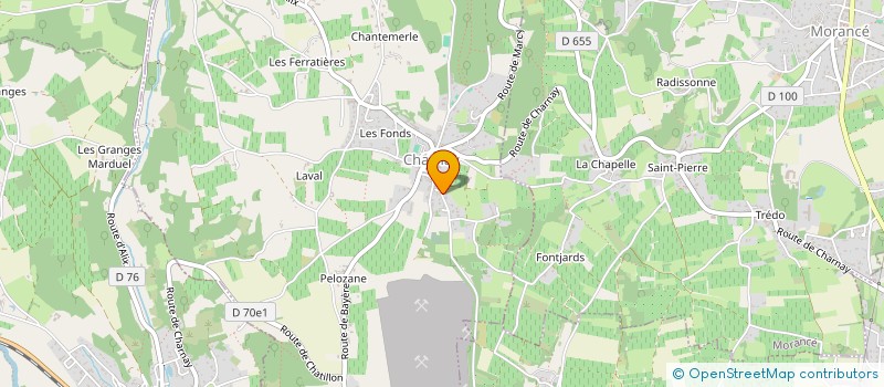 localisation de l'entreprise SCI TALI  CHARNAY