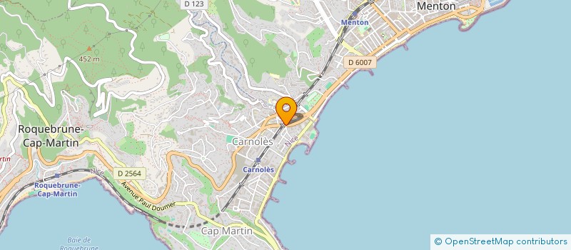 localisation de l'entreprise SCI TALIA à ROQUEBRUNE-CAP-MARTIN
