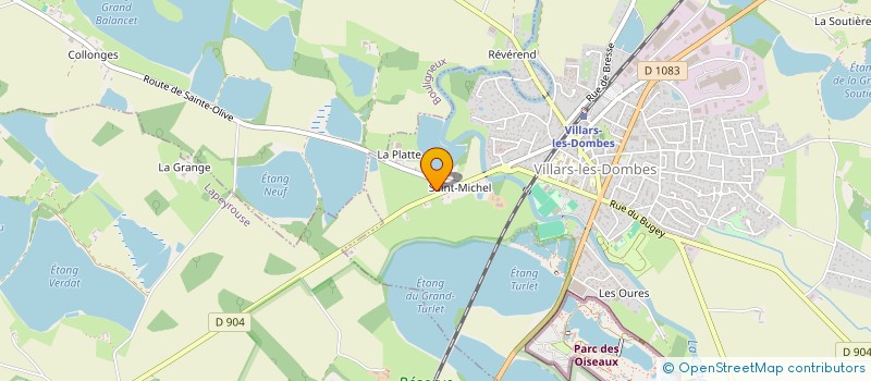 localisation de l'entreprise SCI TALIA  VILLARS-LES-DOMBES