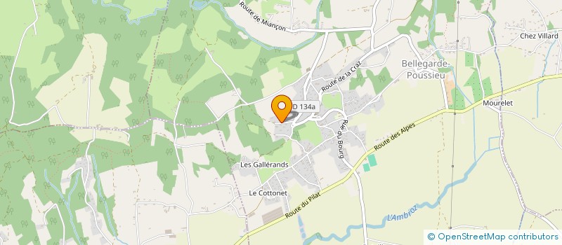 localisation de l'entreprise SCI TALIAS  BELLEGARDE-POUSSIEU