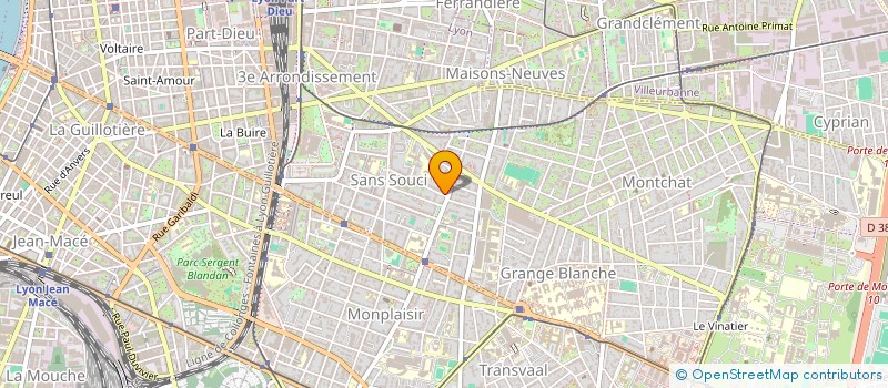 localisation de l'entreprise SCI TALIAVA  LYON