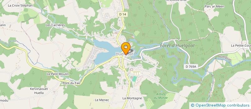 localisation de l'entreprise SCI TALIBANT-EDY  HUELGOAT