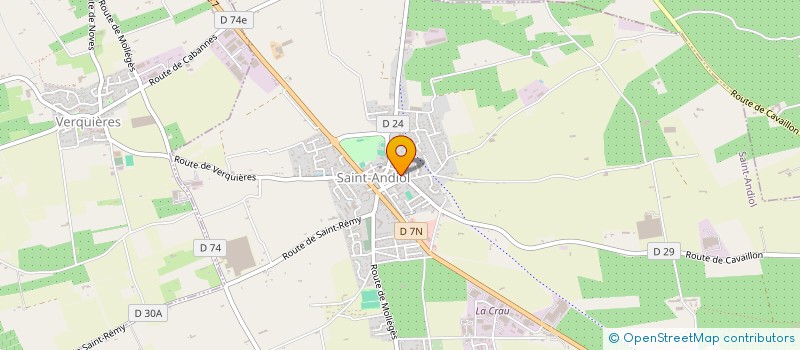 localisation de l'entreprise SCI TALIESIN  SAINT-ANDIOL