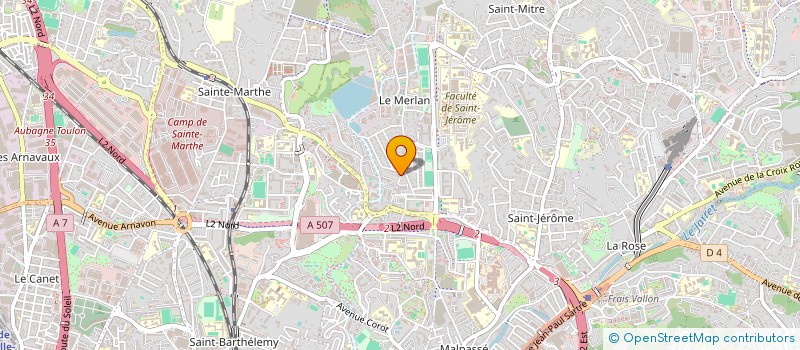 localisation de l'entreprise SCI TALIN à MARSEILLE