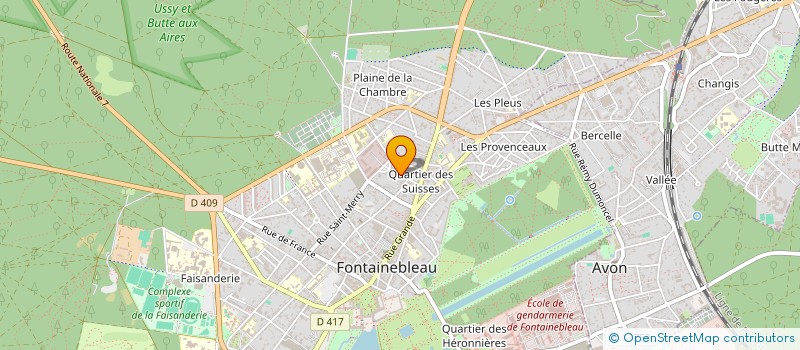 localisation de l'entreprise SCI TALINES à FONTAINEBLEAU