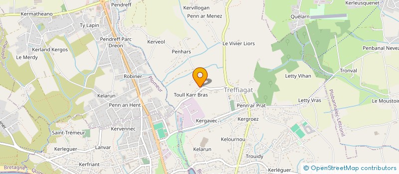 localisation de l'entreprise SCI TALISMAN  TREFFIAGAT