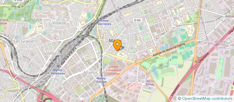 localisation de l'entreprise SCI TALL à MASSY