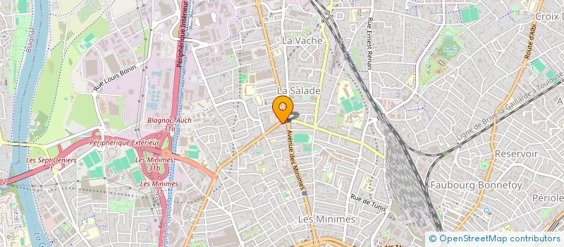 localisation de l'entreprise SCI TALLAL à TOULOUSE