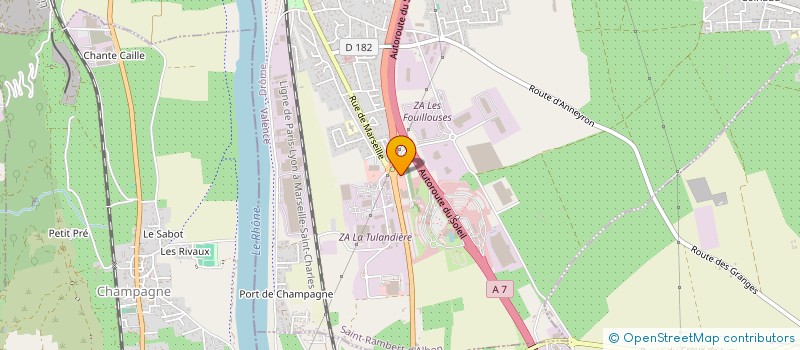 localisation de l'entreprise SCI TALLARON  SAINT RAMBERT D'ALBON