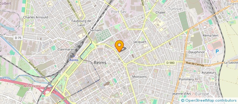 localisation de l'entreprise SCI TALLEYRAND  REIMS