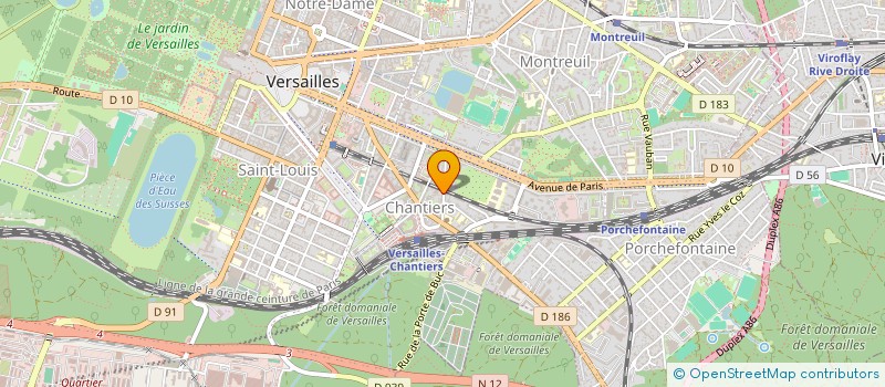 localisation de l'entreprise SCI TALLEYRAND à VERSAILLES