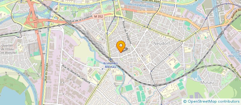 localisation de l'entreprise SCI TALLEYRAND  STRASBOURG