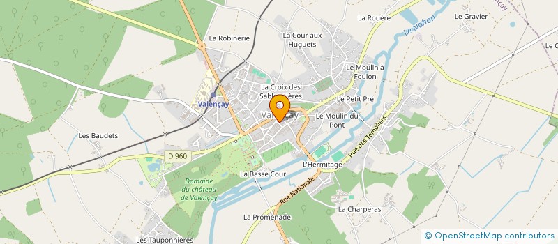 localisation de l'entreprise SCI TALLEYRAND à VALENCAY