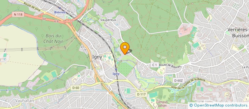 localisation de l'entreprise SCI TALLIUM à VERRIERES-LE-BUISSON