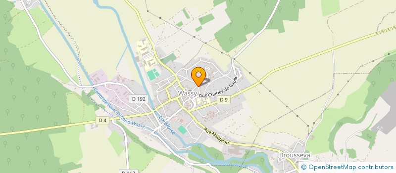 localisation de l'entreprise SCI TALMETIER CF à WASSY