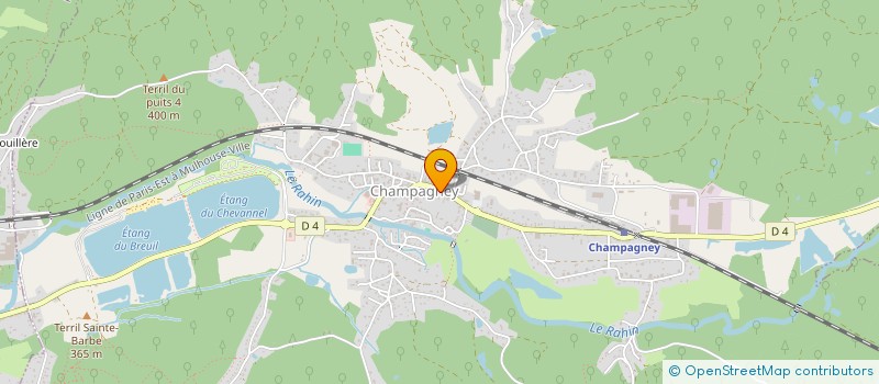 localisation de l'entreprise SCI TALOFA  PLANCHER-LES-MINES