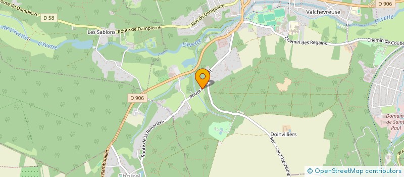 localisation de l'entreprise SCI TALOU  CHEVREUSE