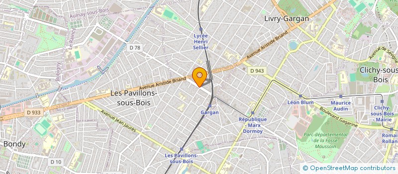 localisation de l'entreprise SCI TALRI  LES PAVILLONS-SOUS-BOIS