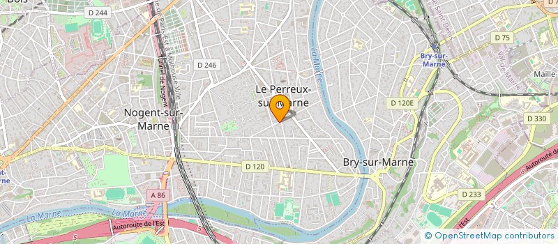 localisation de l'entreprise SCI TALY - LE FAIRWAY  LE PERREUX-SUR-MARNE