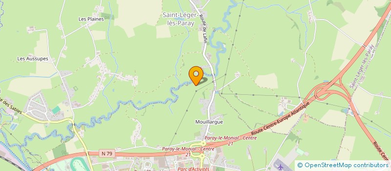 localisation de l'entreprise SCI TAM  PARAY LE MONIAL