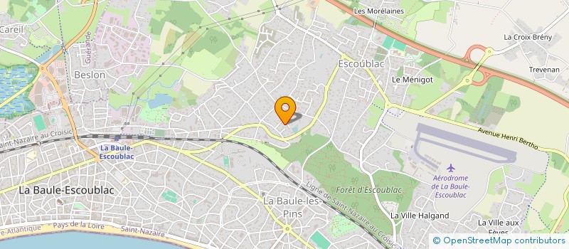 localisation de l'entreprise SCI TAM  LA BAULE-ESCOUBLAC