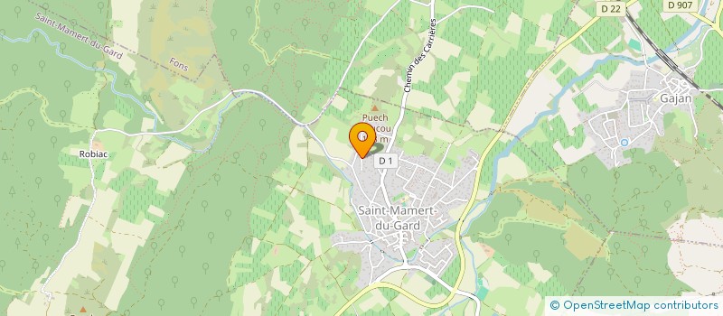 localisation de l'entreprise SCI TAM  SAINT-MAMERT-DU-GARD