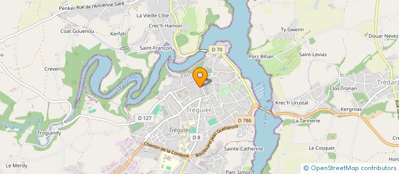 localisation de l'entreprise SCI TAM LE CORRE  LEZARDRIEUX