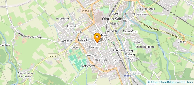 localisation de l'entreprise SCI TAMA  OLORON-SAINTE-MARIE