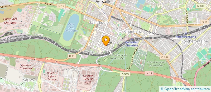 localisation de l'entreprise SCI TAMA II à VERSAILLES