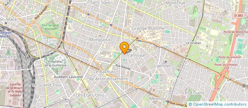 localisation de l'entreprise SCI TAMAHINE  LYON