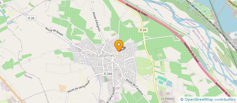 localisation de l'entreprise SCI TAMAILLON  CABANNES