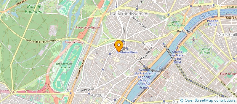 localisation de l'entreprise SCI TAMALET ET FILS à PARIS