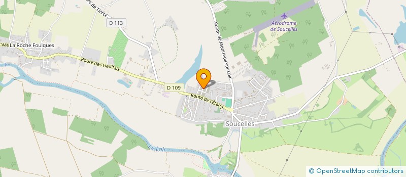 localisation de l'entreprise SCI TAMALOU  LOIRE-AUTHION