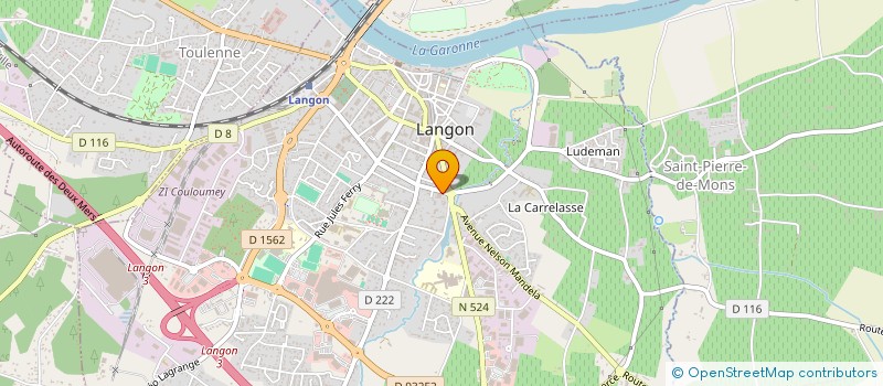 localisation de l'entreprise SCI TAMALOU à LANGON